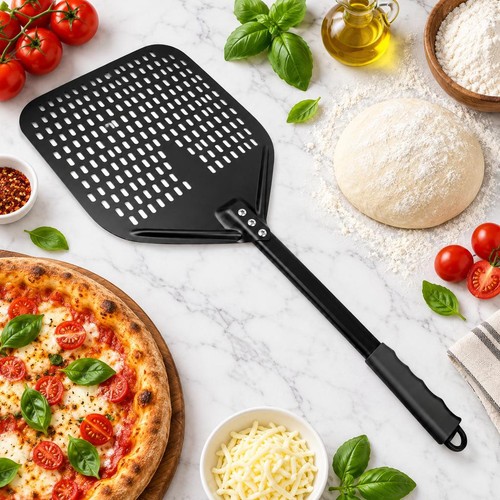Perforated pizza peel - perforated,