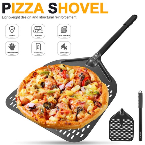 Perforated pizza peel - 12",
